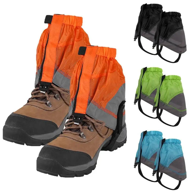 Motorcycle Snow Boot Gaiter Outdoor Leg Gaiters With Elastic Band Hiking Climbing Hunting Leg Cover Shoes Gaiters For Women Men