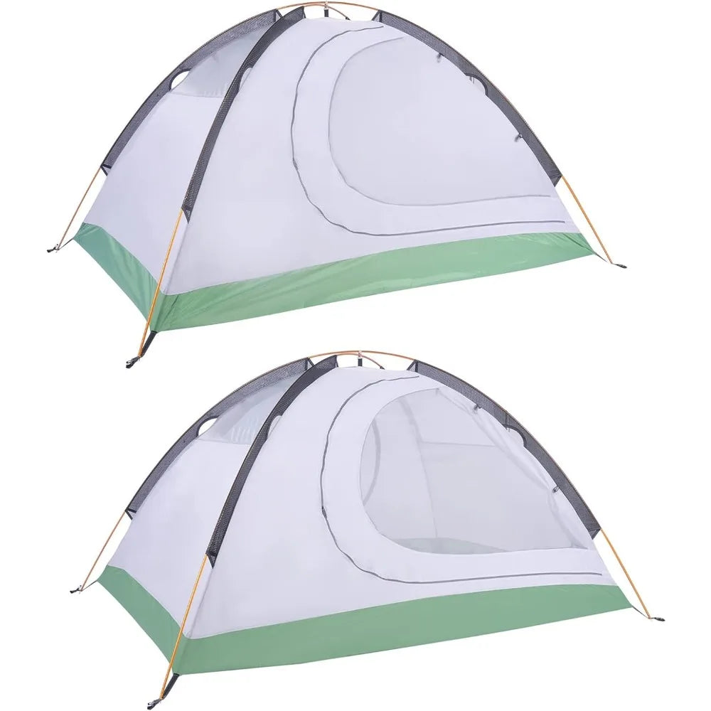 Ultralight 2Person Backpacking Tent 4 Season Waterproof Camping Tent Double Layer Cold Weather Easy Set Up Tents for Family Camp